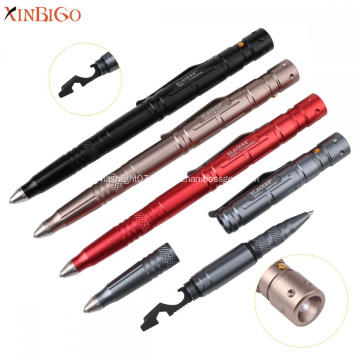 Multifunction Tactical Pen With Led Flashlight Light